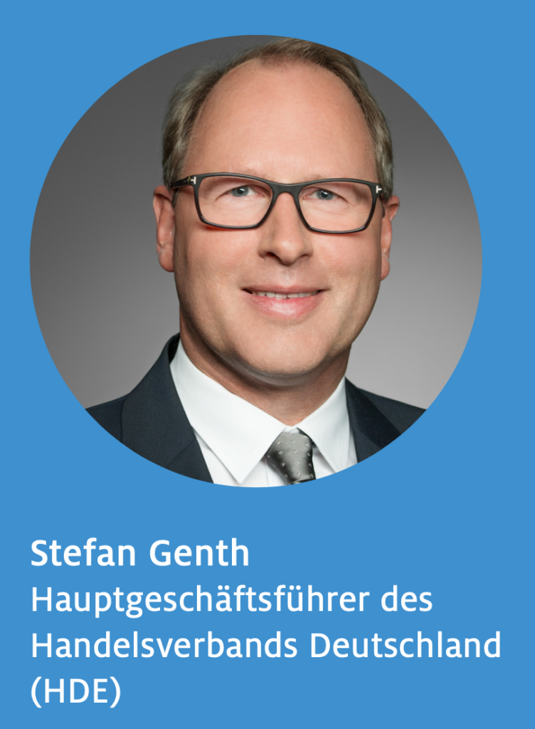 Stefan Genth Hauptgeschäftsführer des Handelsverbands Deutschland (HDE)